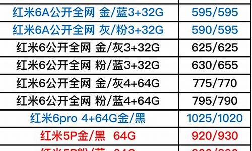 小米手机价格一览表2023年最新_小米手机价格表2020